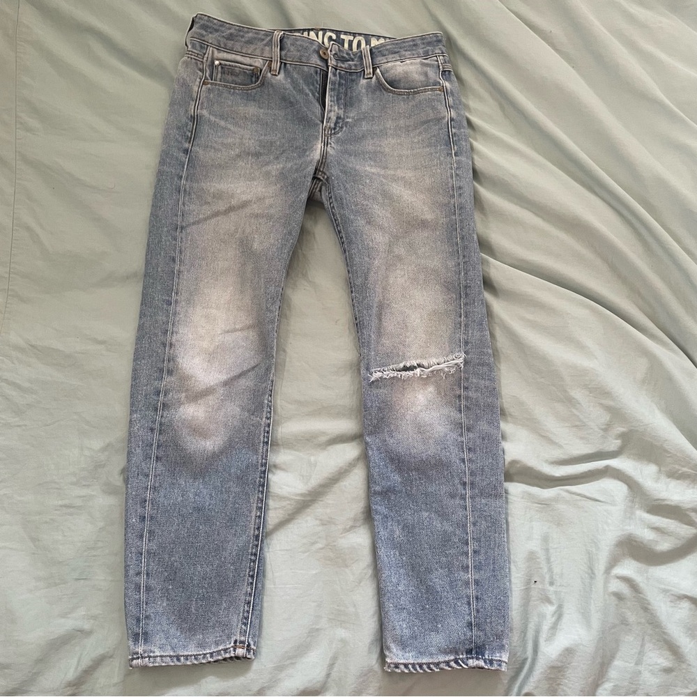 Low Rise Light Blue Jeans